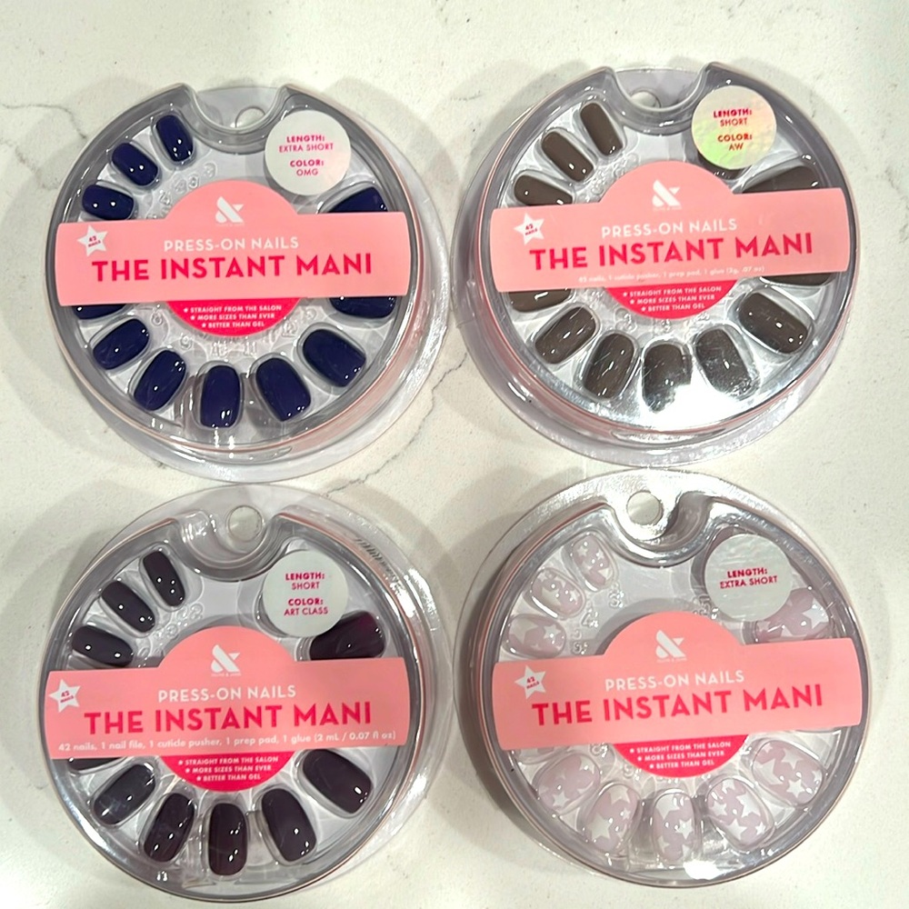 4 Unopened Instant Mani